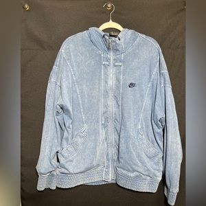Nike men’s large vintage cotton zip jacket